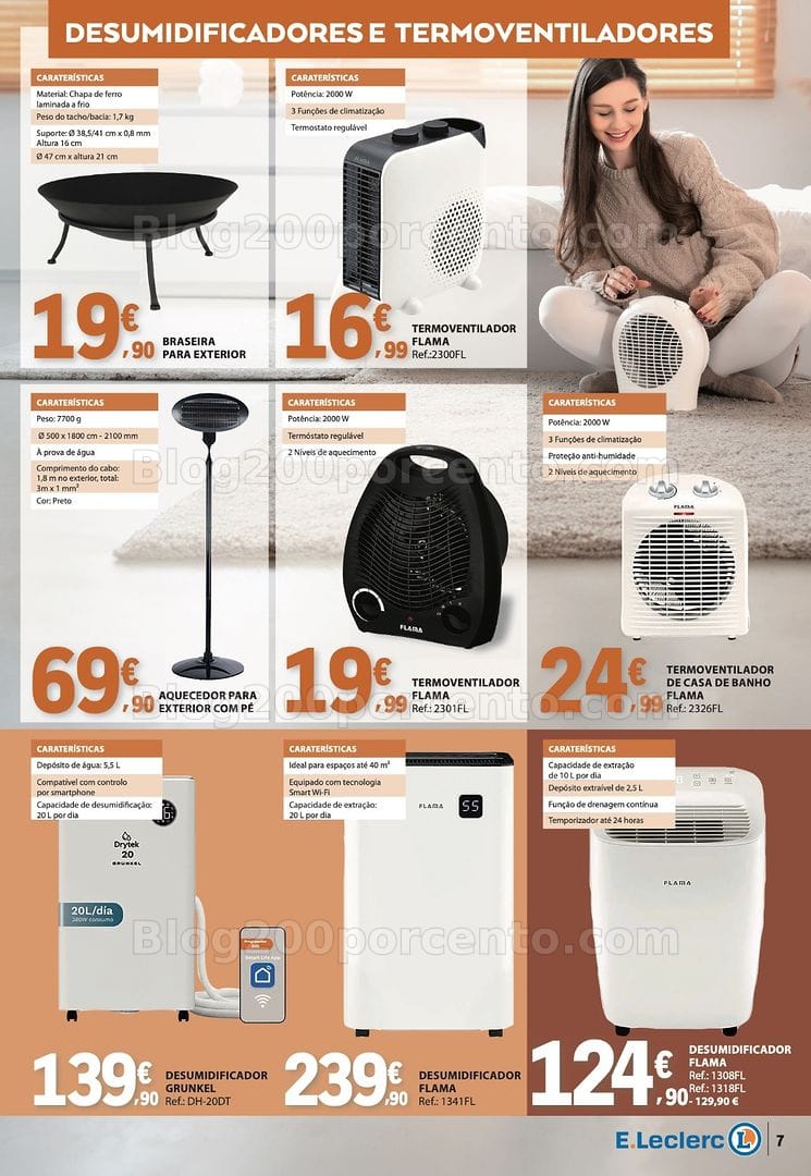 Antevisão Folheto E-LECLERC Especial Aquecimento Promoções de 13 a 25 outubro